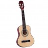 Boogie Bee Holzgitarre mit 6 Saiten 75 cm