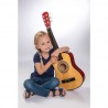 Boogie Bee Holzgitarre mit 6 Saiten 75 cm