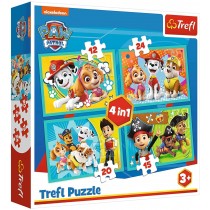 Paw Patrol 4 in 1 Puzzle