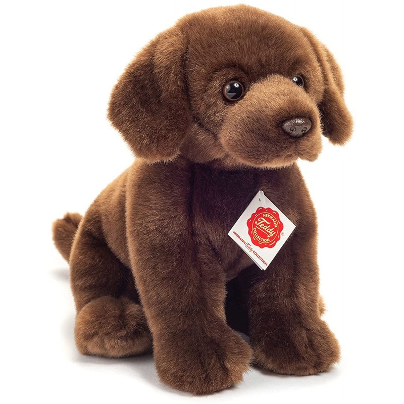Teddy Hermann Labrador sitzend dunkelbraun 25 cm
