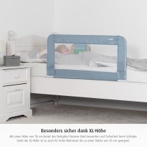Reer Sleep'n Keep Bettgitter 100 cm blaugrau