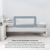 Reer Sleep'n Keep Bettgitter 100 cm blaugrau