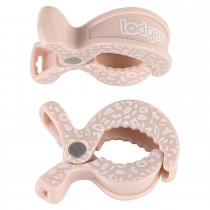 Lodger Swaddle Clips Blush Dot