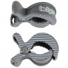 Lodger Swaddle Clips Carbon Stripe