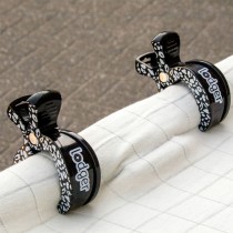 Lodger Swaddle Clips Black Dot