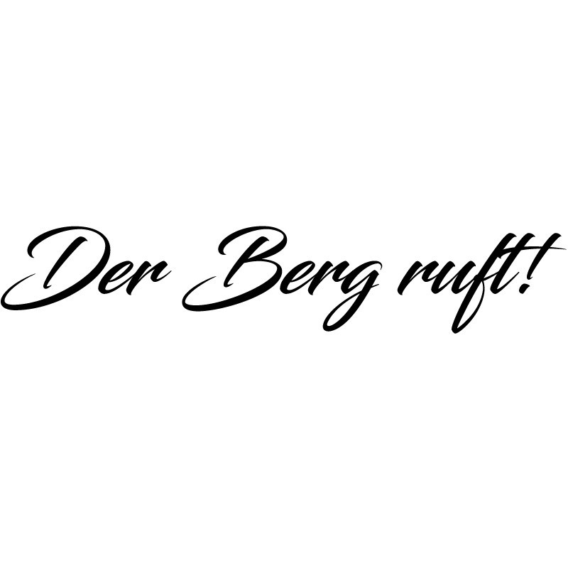 Aufkleber mit Spruch