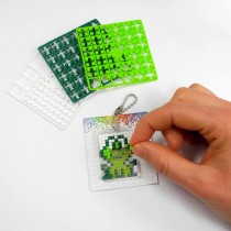 Pixel Bastelset 16 Regenbogen, I Love You, Ying und Yang, Stern