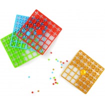 Pixel Bastelset 16 Regenbogen, I Love You, Ying und Yang, Stern