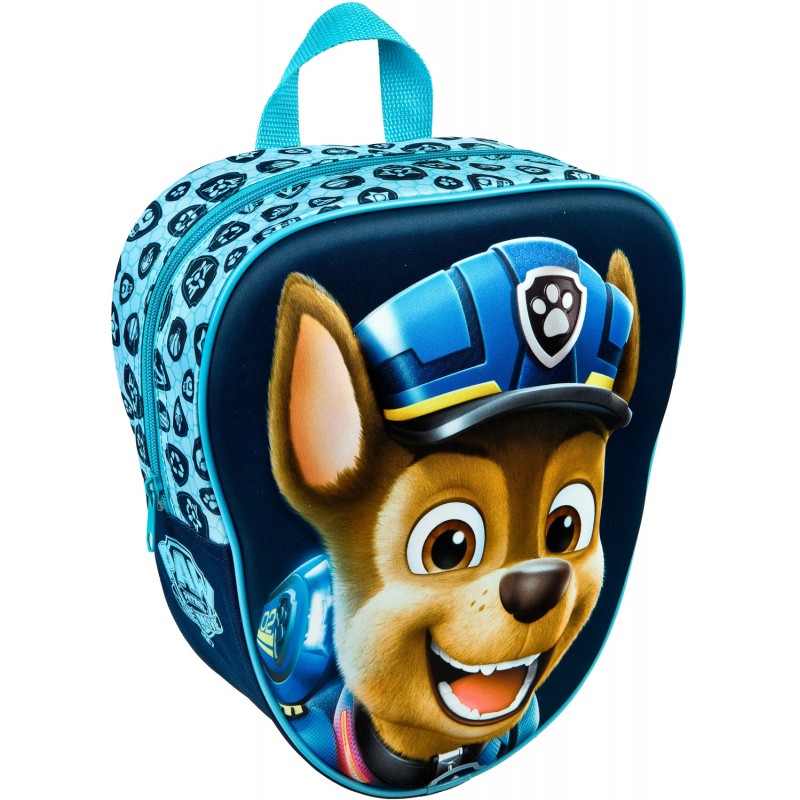 Paw Patrol Chase Rucksack 3D Effekt Hellblau