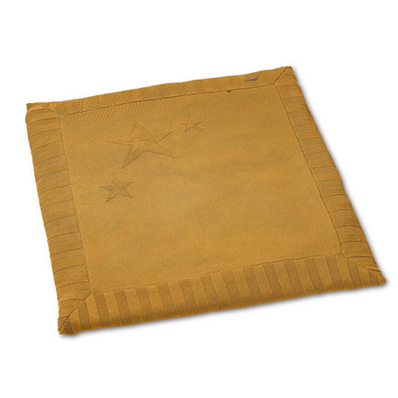 Sterntaler Strick-Krabbeldecke Vanille