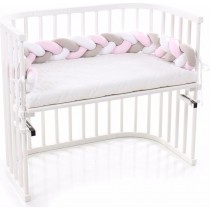 Babybay Nestchen geflochten Rosa