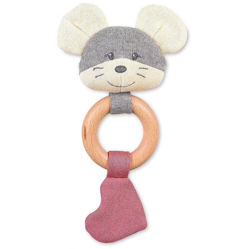 Sterntaler Greifling mit Holzring Maus Mabel