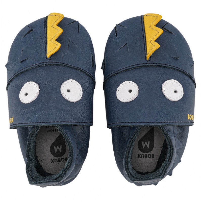 Bobux Krabbelschuhe Soft Sole 3-9 Monate Grösse S Gruff Navy