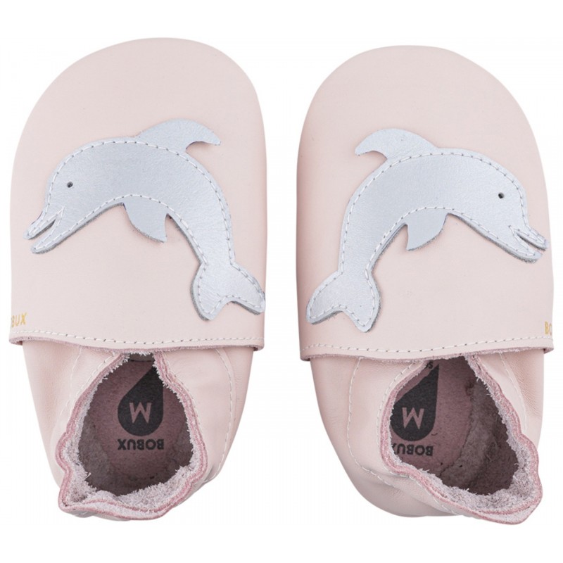 Bobux Krabbelschuhe Soft Sole 3-9 Monate Grösse S Flip Blossom