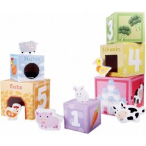 SpielMaus Holz Stapelturm 12 Teile