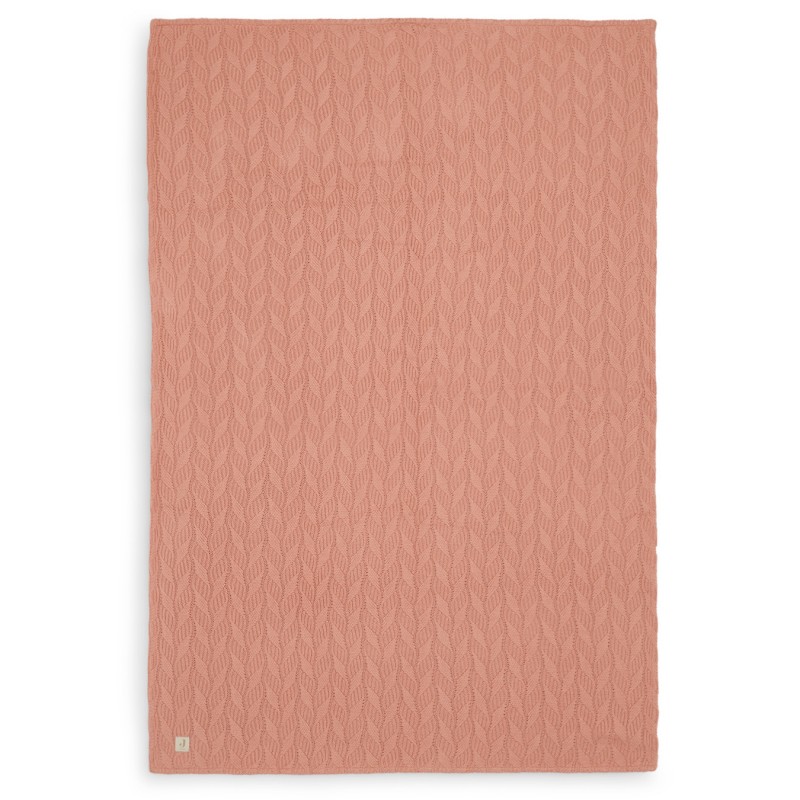 Jollein Babydecke Spring Knit Coral Fleece 75x100 cm Rosewood