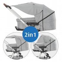 Reer Kinderwagen ShineSafe Premium Sonnensegel Grau