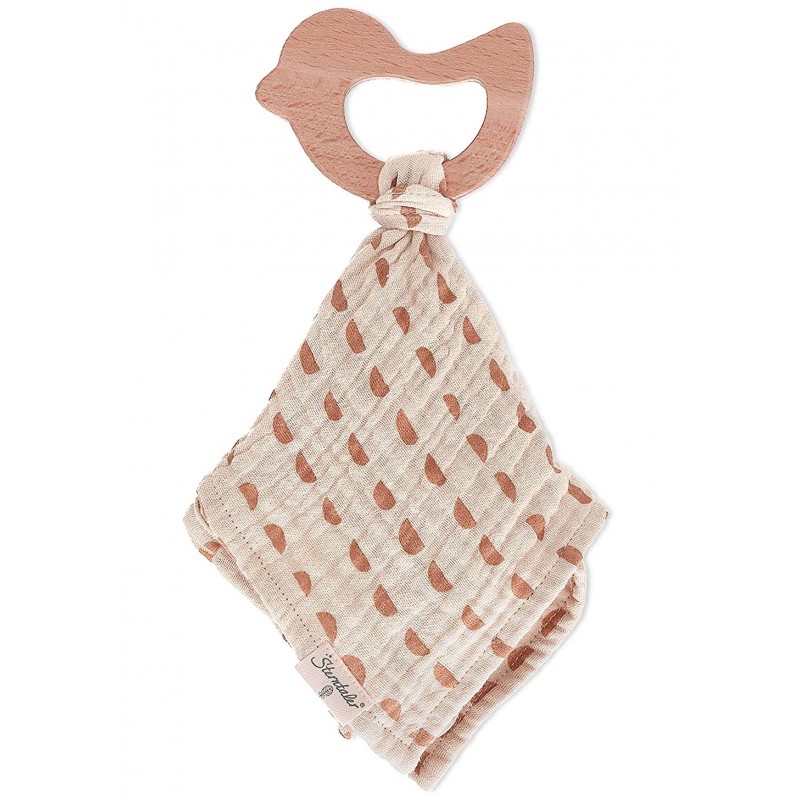 Sterntaler Schmusetuch mit Holz-Beissring Small Otter Otti