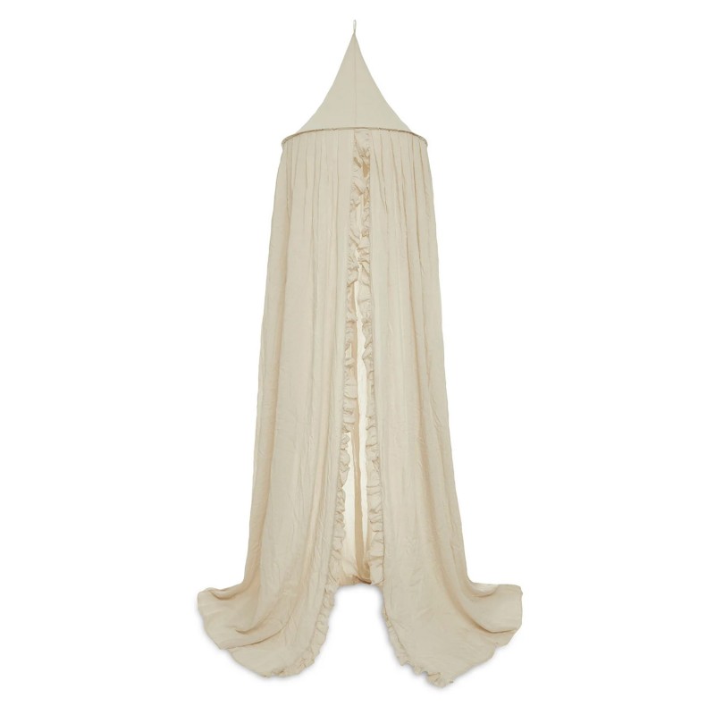 Jollein Betthimmel Vintage 245 cm Ruffle Nougat