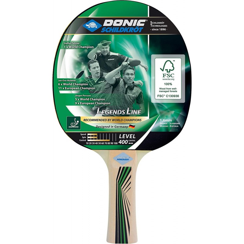 Donic-Schildkröt Tischtennisschläger Legends Line 400