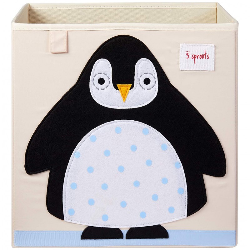 3 Sprouts Spielzeugbox Pinguin