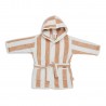 Jollein Bademantel 1-2 Jahre, Stripe Biscuit