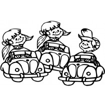 Geschwister Autoaufkleber 23891