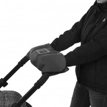 Odenwälder Handwärmer Muffolo Long Melange Anthrazit