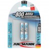 ANSMANN Akku AAA Mignon Batterie 800mAh 2 Stück