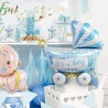 Folien-Ballon It's a Boy Blau 88x77cm