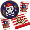 32-teiliges Party-Set Pirat