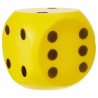 Schaumstoffwürfel 15cm Gelb