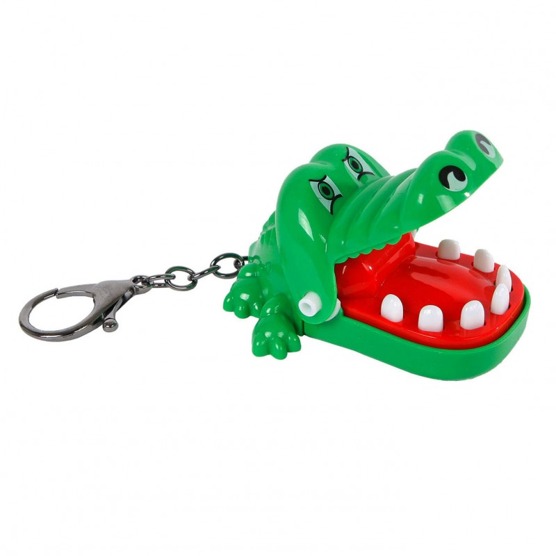 Beissendes Krokodil Schlüsselanhänger