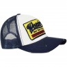 Summer Mesh Baseball Cap Western Blau