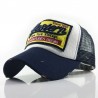 Summer Mesh Baseball Cap Western Blau
