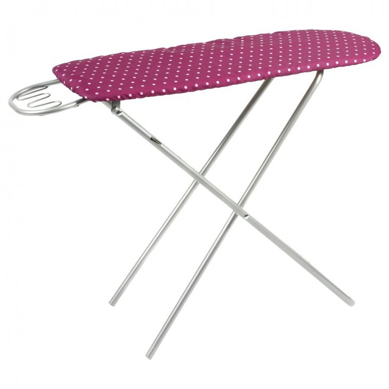 Kinder Bügelbrett 56 cm lila mit Punkten