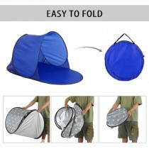 Zelt Pop Up Zelt Strandzelt mit UV-Schutz Blau
