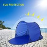 Zelt Pop Up Zelt Strandzelt mit UV-Schutz Blau