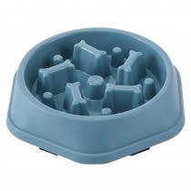 Anti Schling Hundenapf Slow Feeder Blau