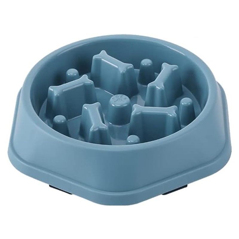 Anti Schling Hundenapf Slow Feeder Blau