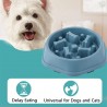 Anti Schling Hundenapf Slow Feeder Blau