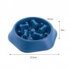 Anti Schling Hundenapf Slow Feeder Blau