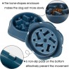 Anti Schling Hundenapf Slow Feeder Blau