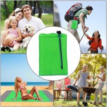 Wasserdichte Outdoordecke mit Tasche 140x200cm Grün