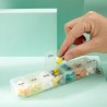 7 Tage Tablettenbox Organizer Transparent