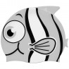 Kinder-Badekappe Fisch Silber-Grau