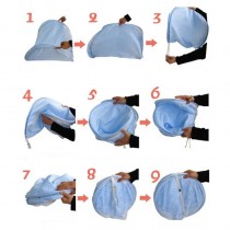 Tragbares Pop-Up Baby-Zelt Blau