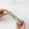 7 Tage Tablettenbox Organizer Weiss