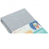 Kuli-Muli Fixleintuch Jersey 80x35 cm Sterne Grau