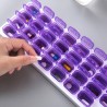 Tablettenbox Monat - 31 Tage Violett